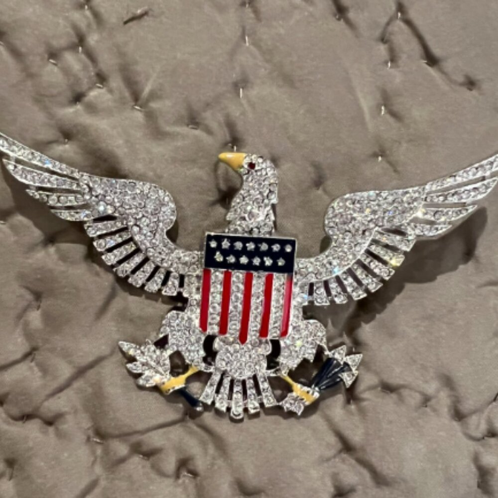 Ann Hand Federal Eagle Pin - Rare - Sterling Silver - Unavailable Now